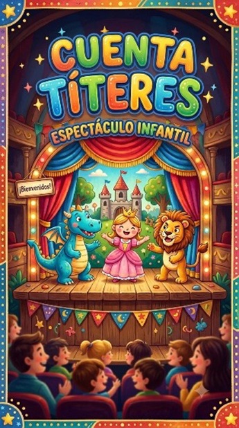 Cartel de la función 'Cuentatíteres'