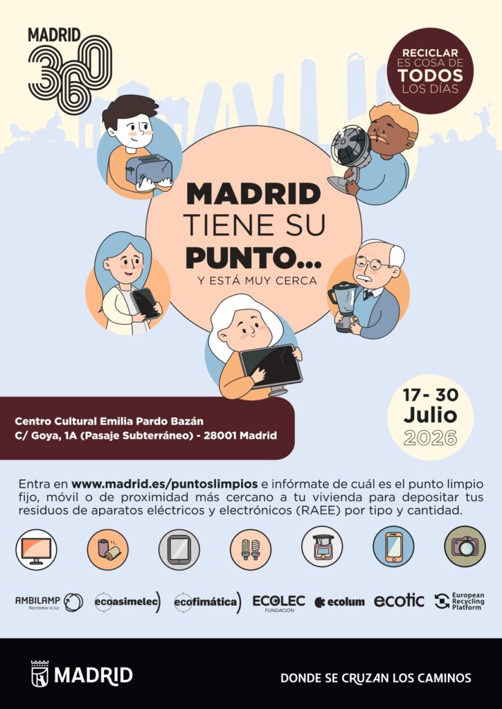 Cartel de la exposición 'Madrid tiene su punto'