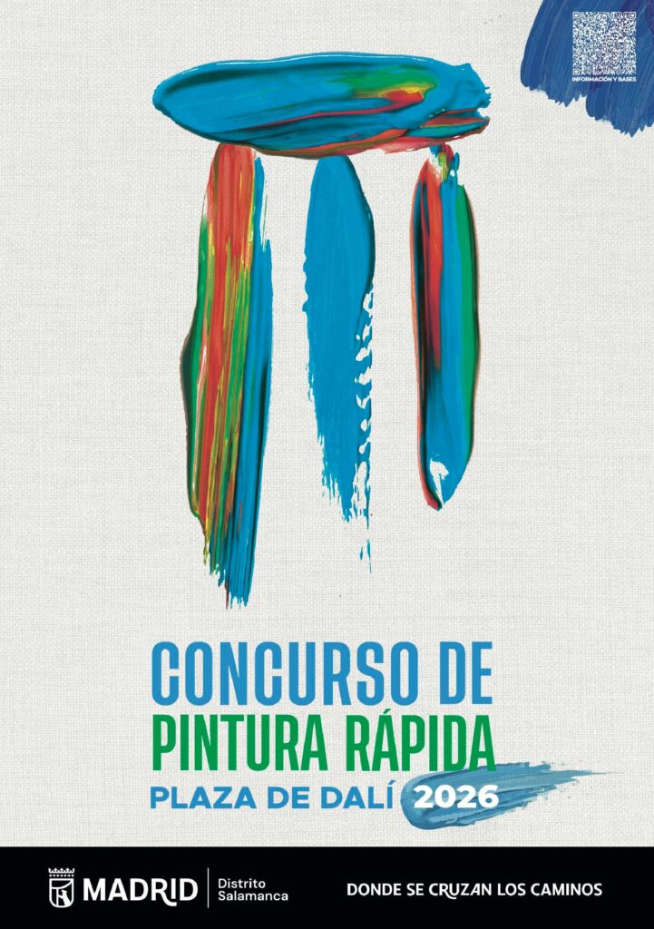 Cartel del Concurso de Pintura Rápida Plaza de Dalí