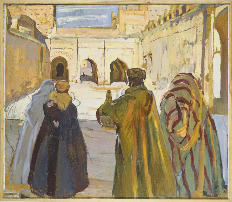 'Plaza de Fez', obra de Antonio Ortiz Echagüe