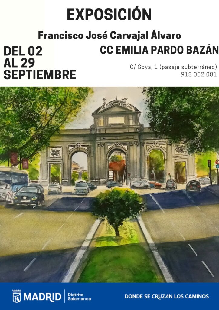 Cartel de la exposición de Francisco José Carvajal Álvaro