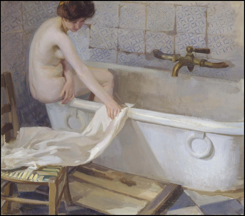 'Modelo con bañera', obra de Antonio Ortiz Echagüe