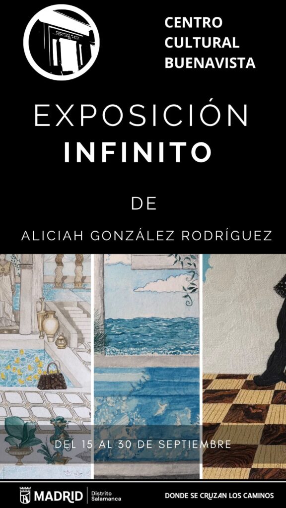 Cartel de la exposición 'Infinito', de Aliciah González Rodríguez