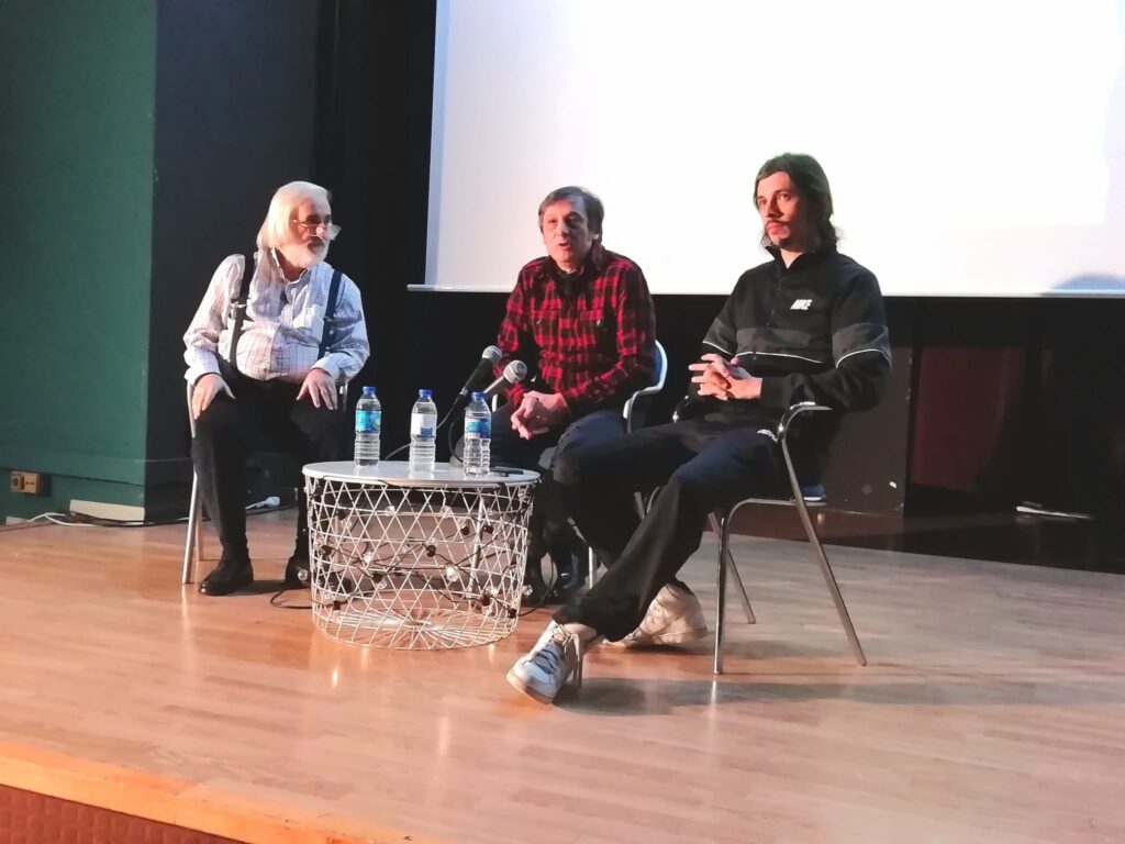 Coloquio de "Quinqui Stars", con su director Juan Vicente Córdoba y su protagonista El Coleta (Ramsés Gallego).