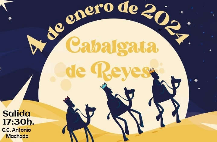 Detalle del cartel de la cabalgata de San Blas-Canillejas