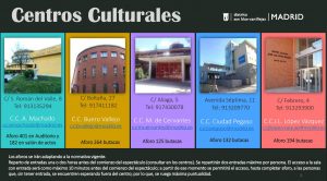 Información de los centros culturales de San Blas-Canillejas