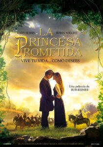 Cartel promocional de la película 'La princesa prometida'
