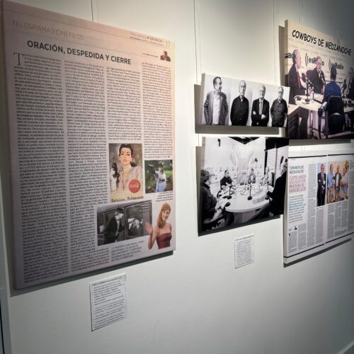 Imagen de la exposición 'Latir de cine' dedicada a Garci
