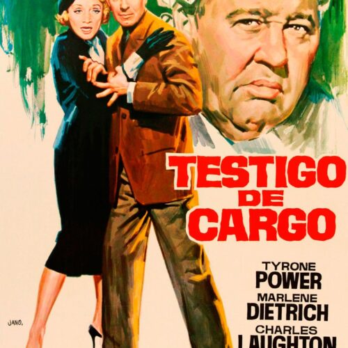 Cartel de la película 'Testigo de cargo'