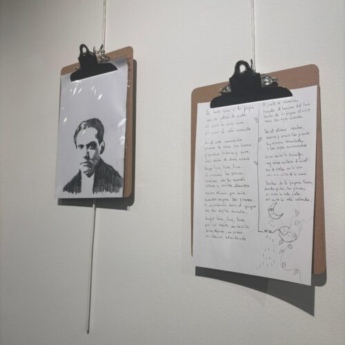 Obra de Darifé sobre Lorca