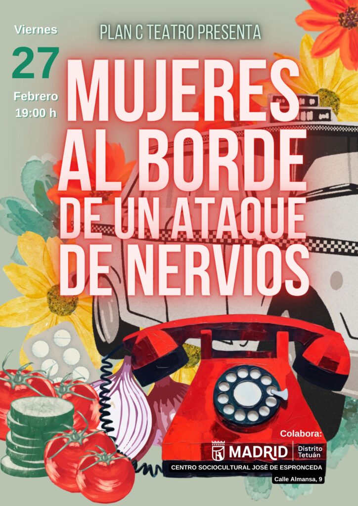 Cartel de "Mujeres al borde de un ataque de nervios"