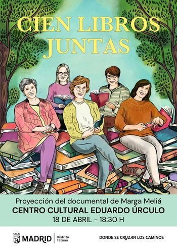Cartel de la actividad 'Cien libros juntas'
