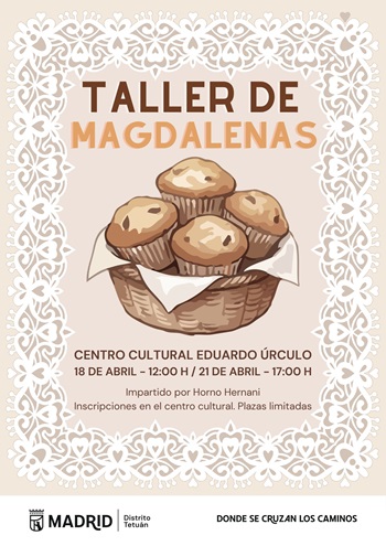 Cartel del Taller de magdalenas