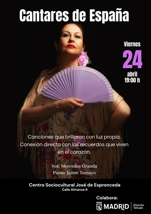 Cartel del concierto 'Cantares de España'