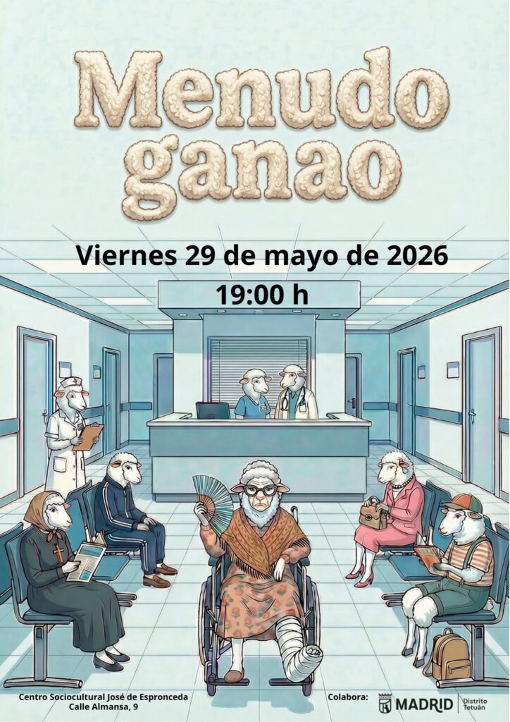 Cartel de la función ‘Menudo ganao’, de la compañía Nosteatrum