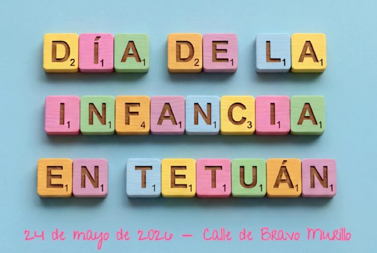 Cartel Día de la Infancia en Tetuán