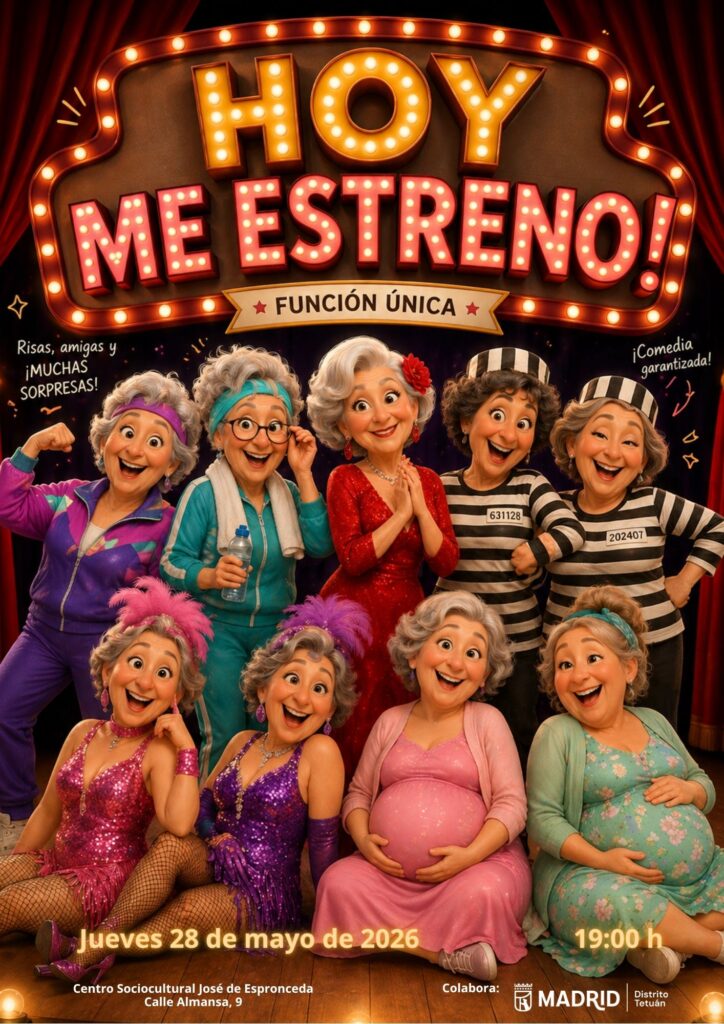 Funciones de teatro programadas en los centros culturales de Tetuán