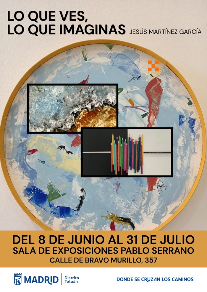 Cartel de la exposición 'Lo que ves, lo que imaginas'