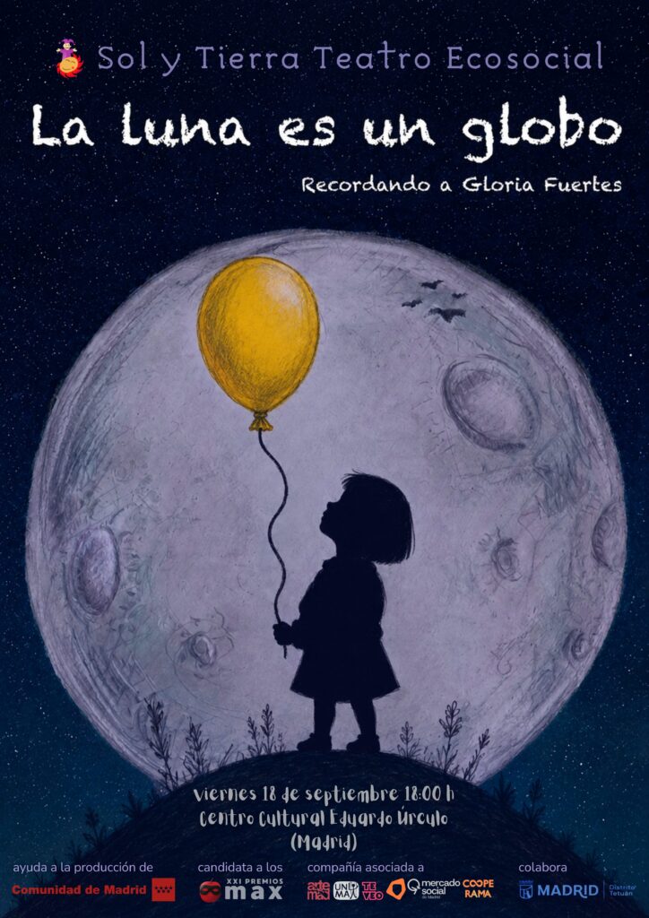 Cartel de la función 'La luna es un globo'