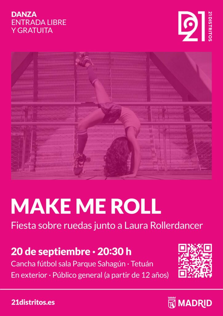 Cartel de 'Make me roll' en Tetuán
