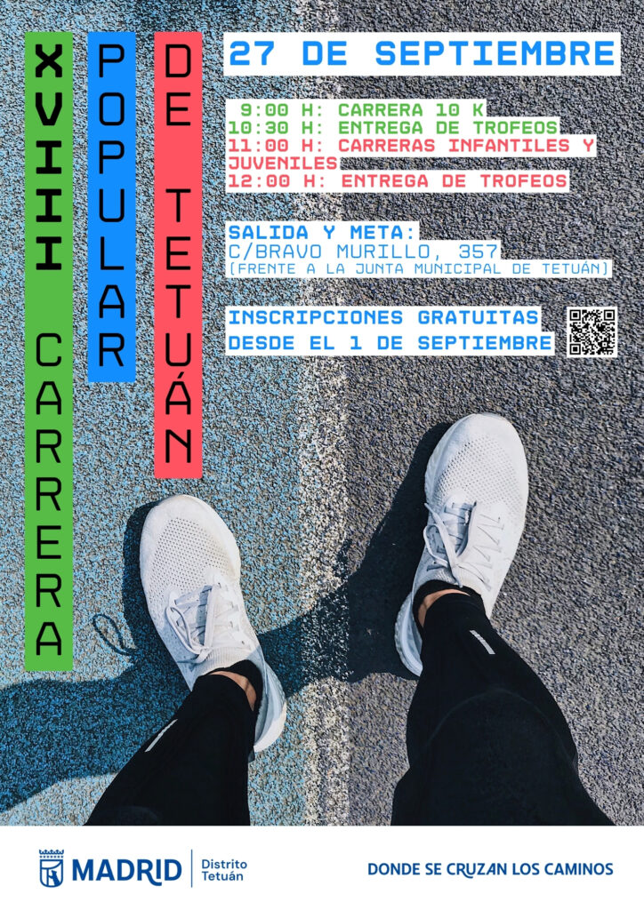 Cartel XVIII Carrera Popular de Tetuán