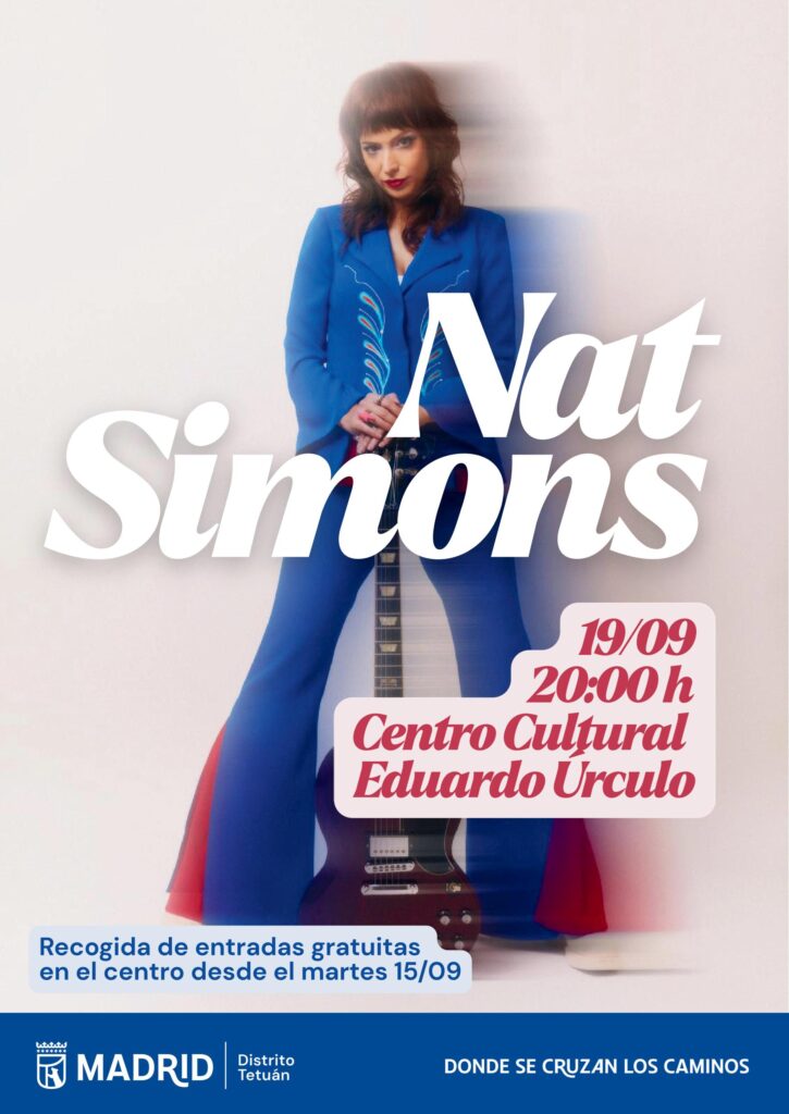 Cartel del concierto de Nat Simmons
