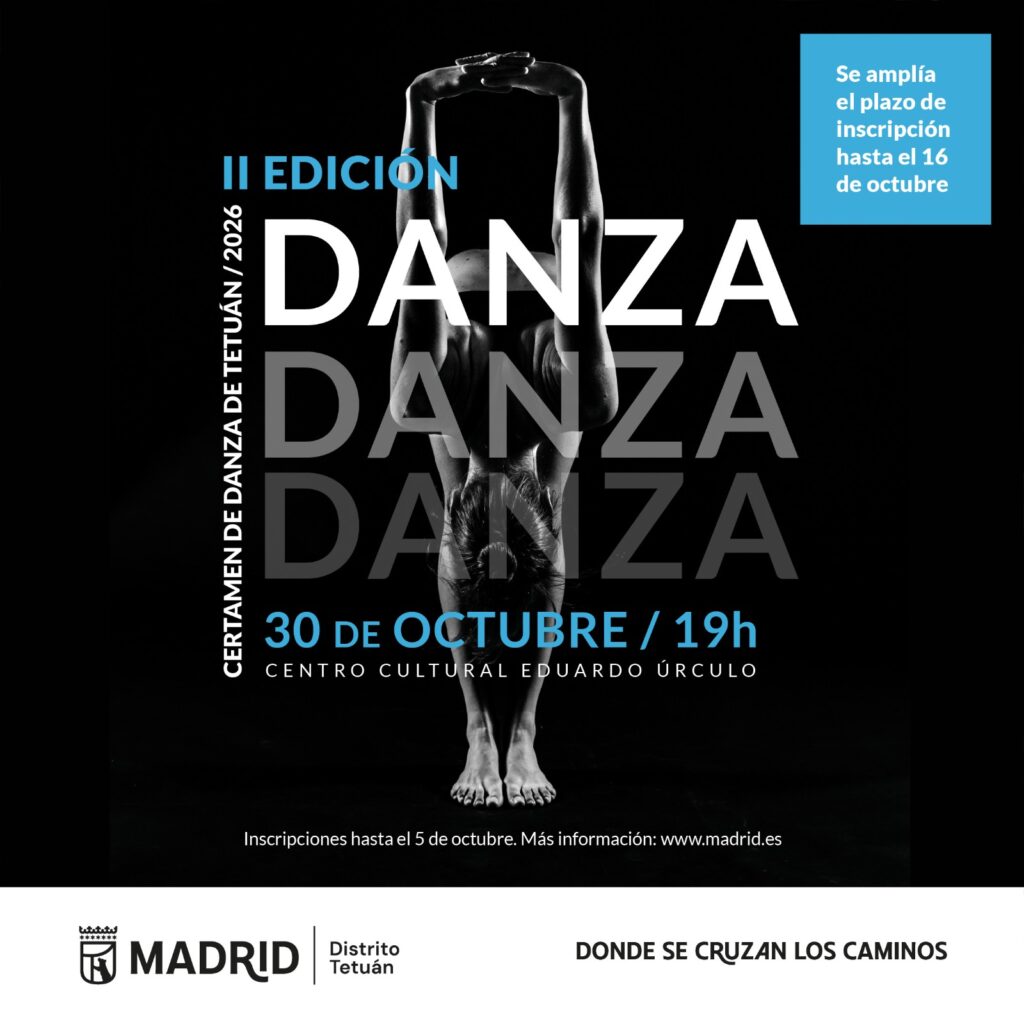 Cartel del II Certamen Danza Tetuán