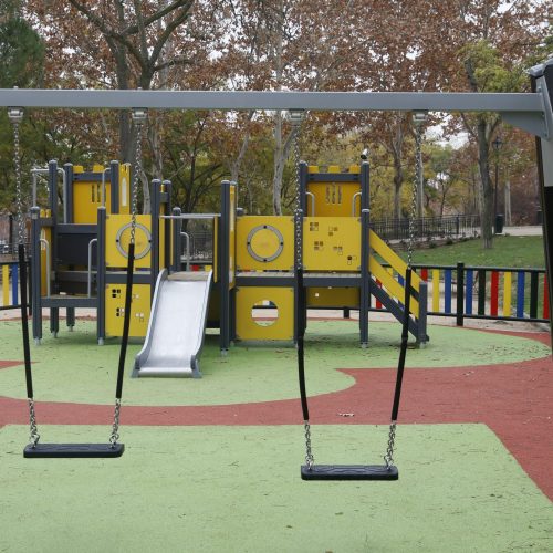 Zona infantil del parque Olof Palme