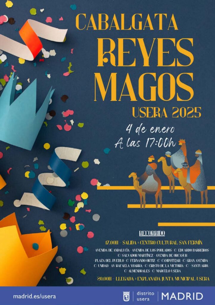 Cartel anunciador de la Cabalgata Reyes Magos 2025