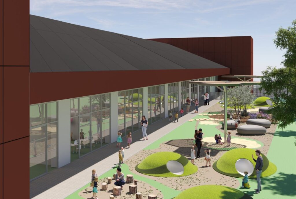 Recreación de la futura escuela infantil Silvina