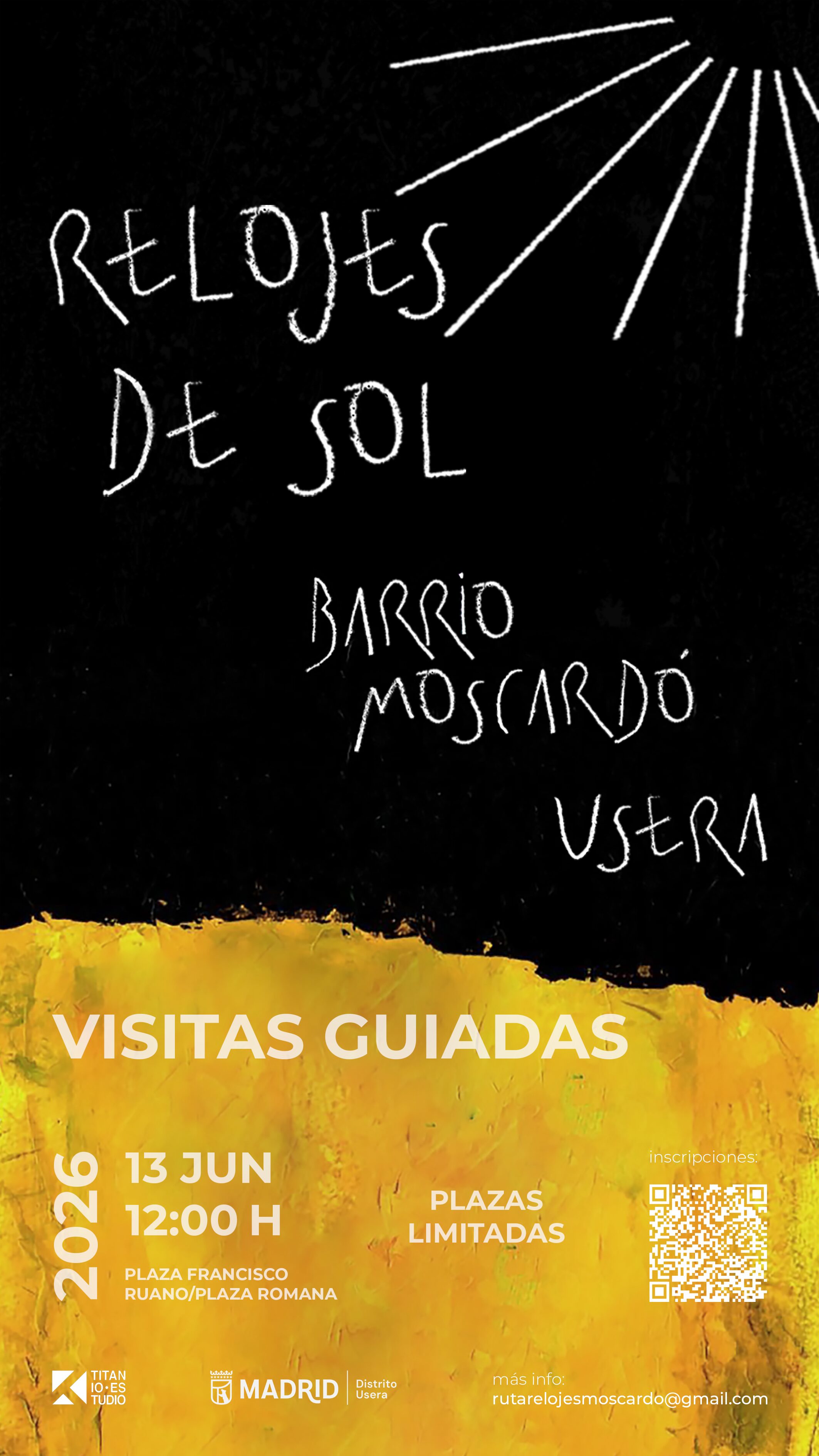 La ruta de los Relojes de Sol de Moscardó será el sábado 13 de junio