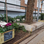 Jardineras en Villardondiego. UDC Vicálvaro