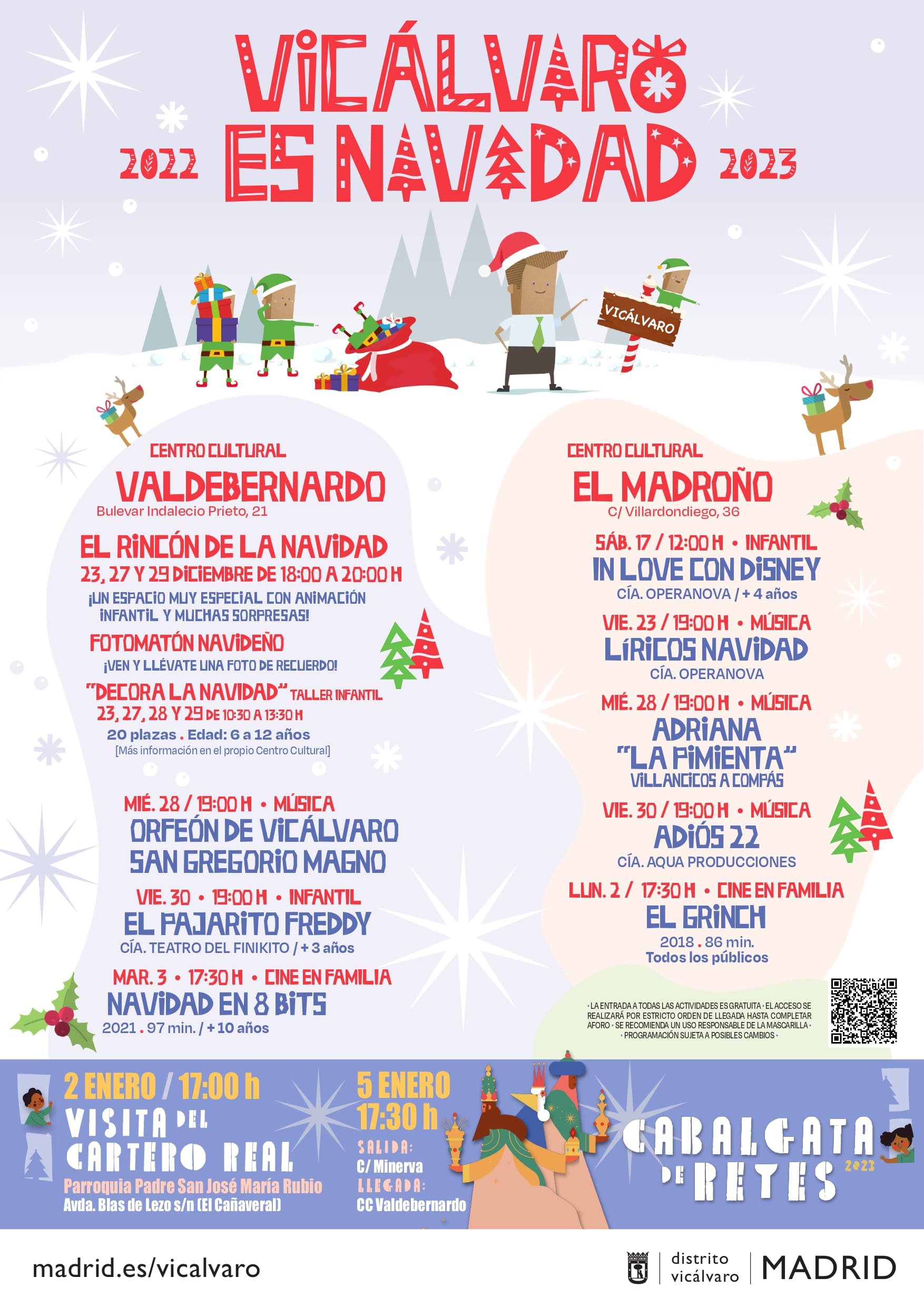 Vicálvaro es Navidad 2022-2023 (cartel)