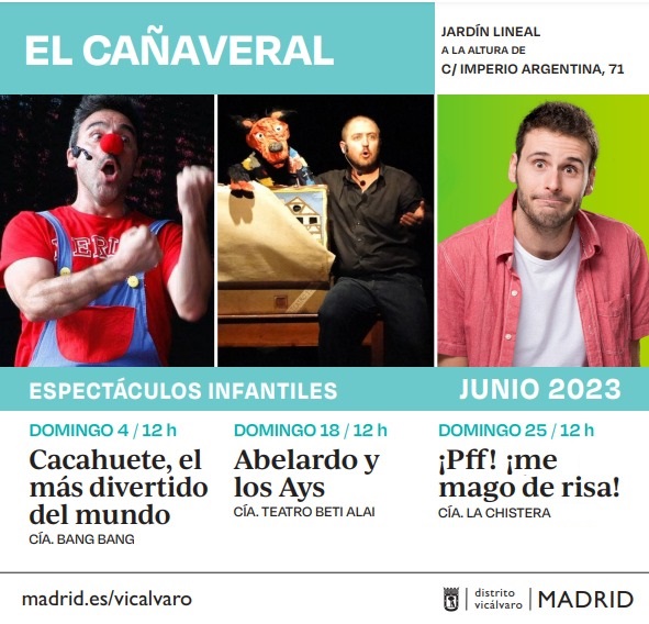 Tarjetón promocional de la agenda en El Cañaveral