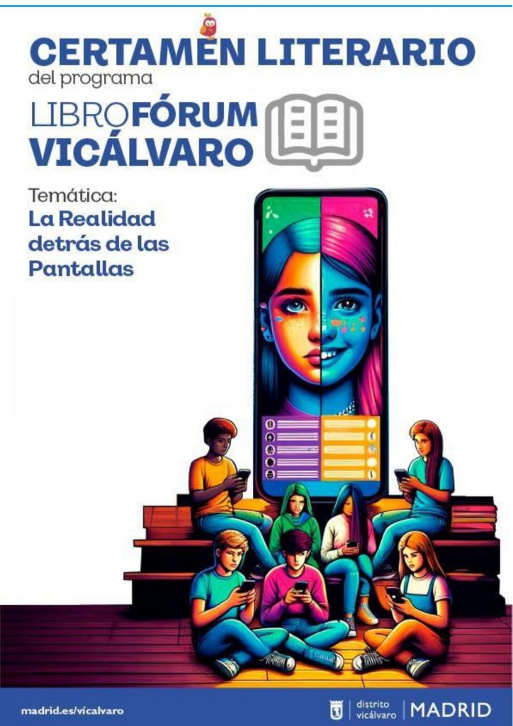 Cartel del II Certamen Literario Librofórum de Vicálvaro
