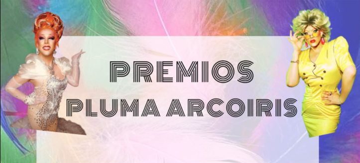 Detalle del cartel de los Premios Pluma Arcoiris