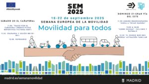 Cartel de la Semana Europea de la Movilidad de Vicálvaro