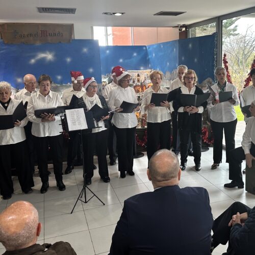 espectáculo inaugural en la presentación del belén de Navidad de CMM El Almendro