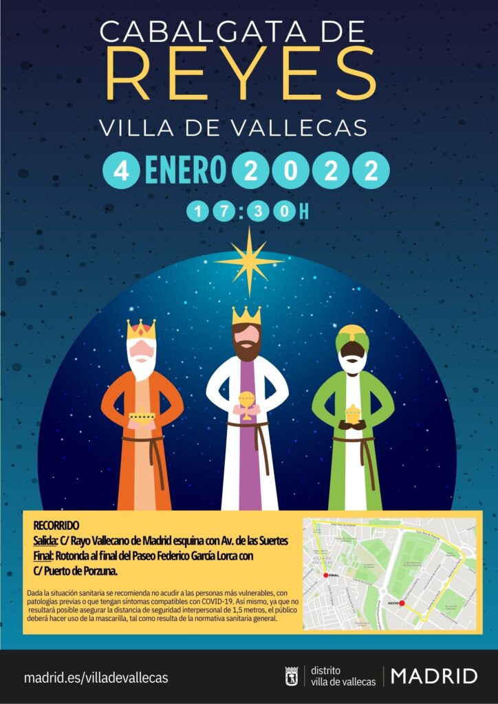 Cabalgata de Reyes en Villa de Vallecas