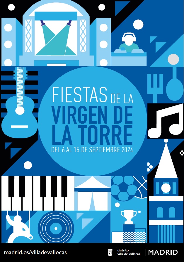 Cartel de las Fiestas de la Virgen de la Torre