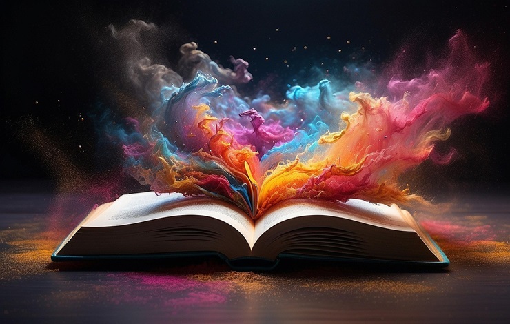 Libro en el que se produce un estallido de colores de nuestra agenda cultural