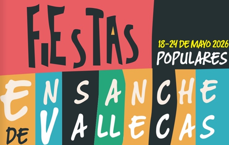 Cabecera del cartel de las Fiestas del Ensanche de Vallecas