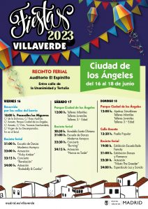 Cartel fiestas Ciudad de Los Ángeles 2023