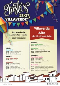 Cartel fiestas Villaverde Alto