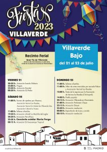 Cartel fiestas Villaverde Bajo 