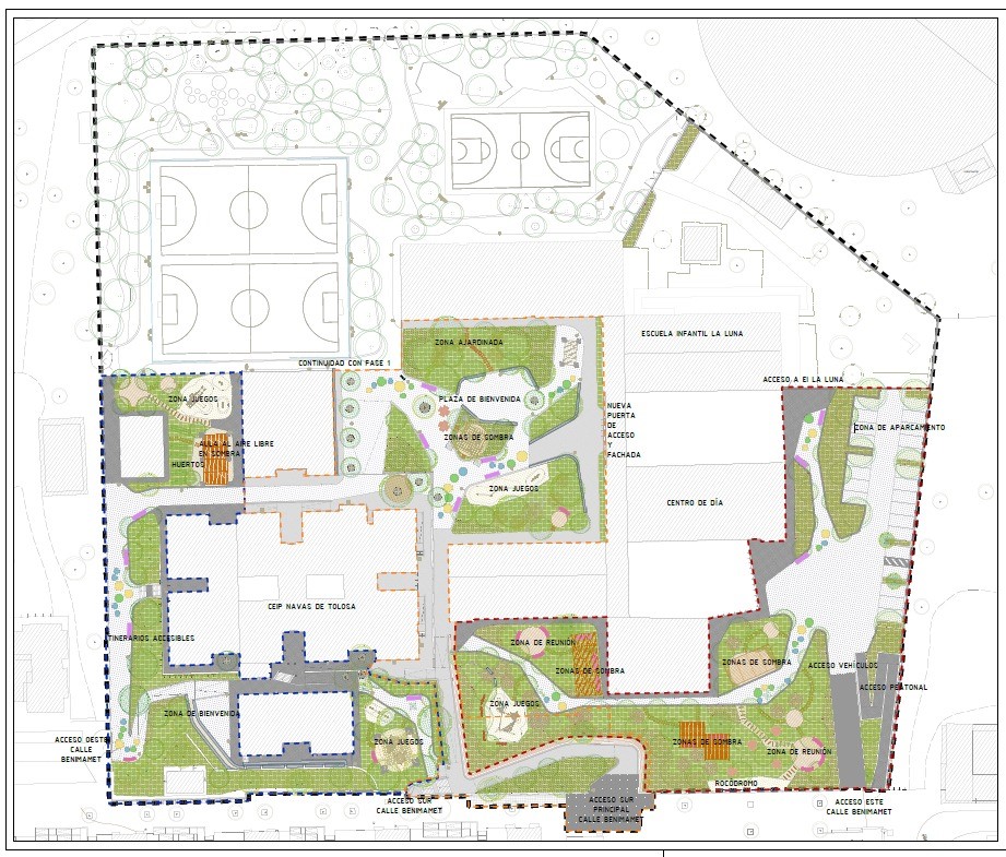 Plano del proyecto del Complejo Navas de Tolosa