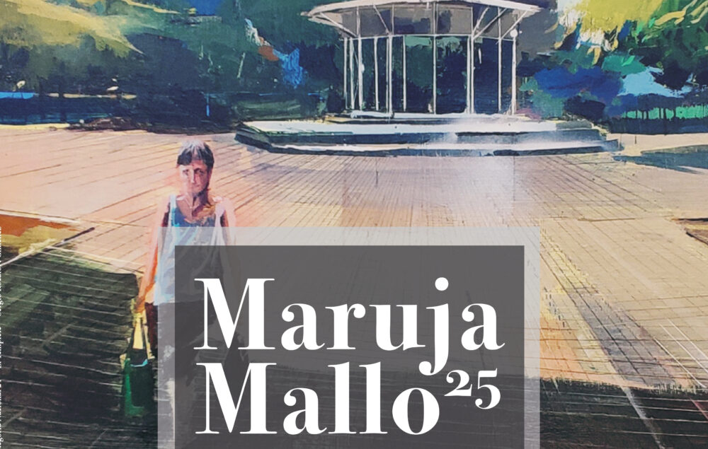 Dibujo de un templete y una persona