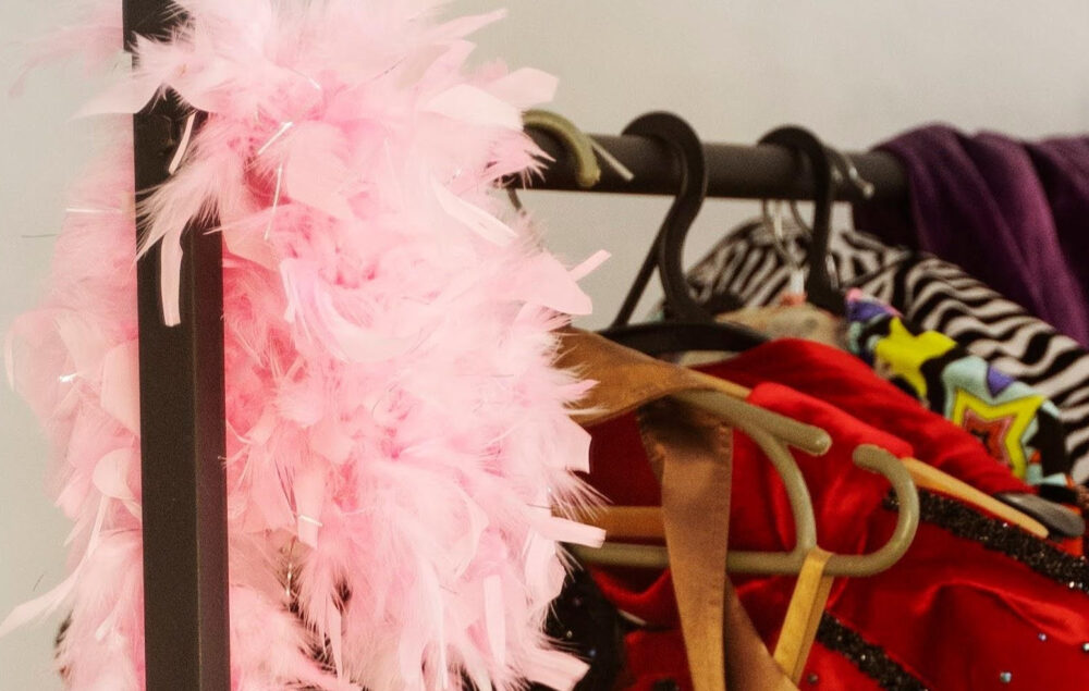 Vestuario de un rodaje o de una obra de teatro