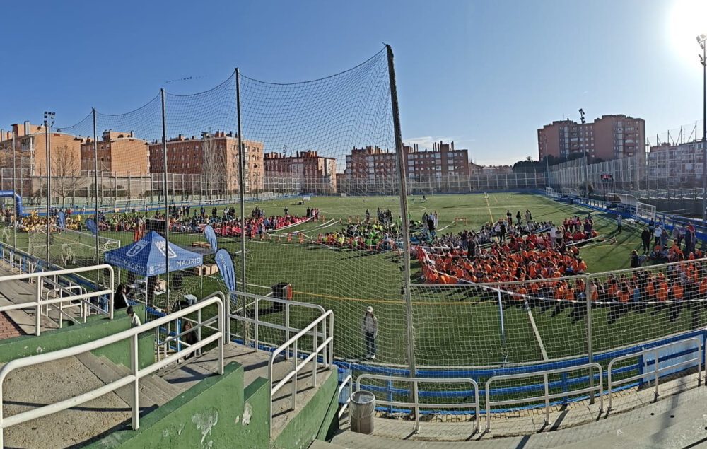 Imagen de la celebración de las olimpiadas escolares de Villaverde