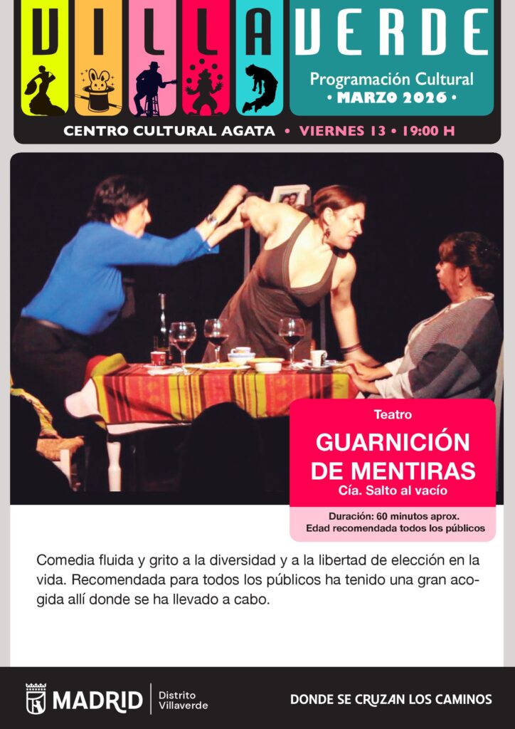 Unos actores peleando sobre un escenario de teatro en una mesa de comedor